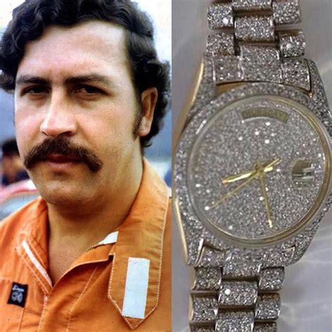 rolex day date pablo escobar|escobar watch value.